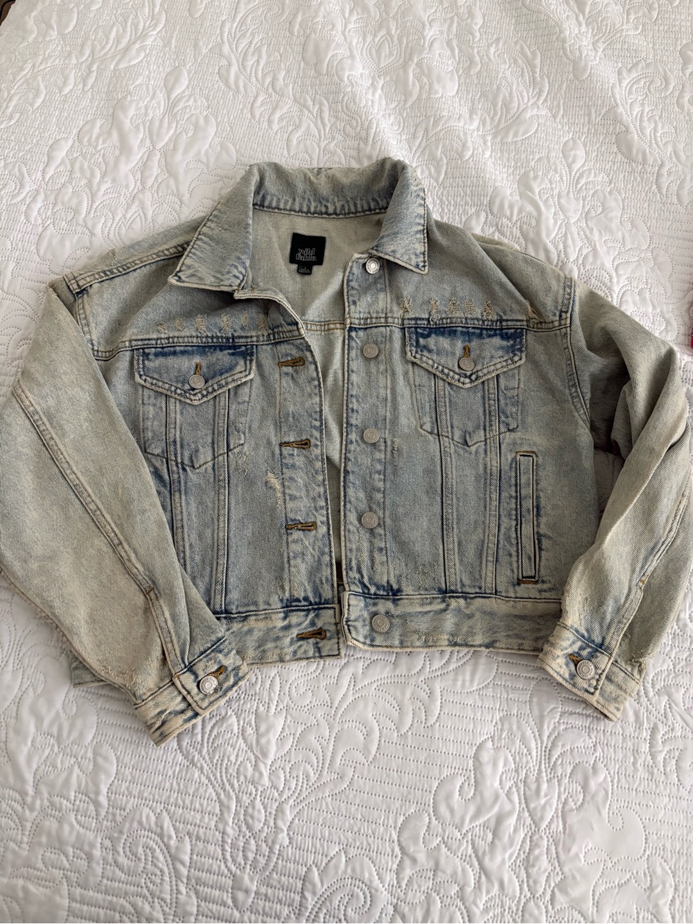 WILD FABLE  Light Wash Denim Jacket S